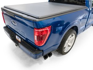 Ford F150 Performance Exhaust - Dual Side Exit - AWE Tuning - Cat Back with 4.5in Tips, 180 Technology® - Diamond Black - `21-`25 Ford F150 Performance Exhaust - Dual Side Exit - AWE Tuning - Cat Back with 4.5in Tips, 180 Technology® - Diamond Black - `21-`25